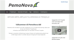 Desktop Screenshot of pemonova.se